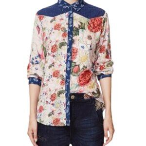 Desigual Bruselas Floral Button down  Shirt